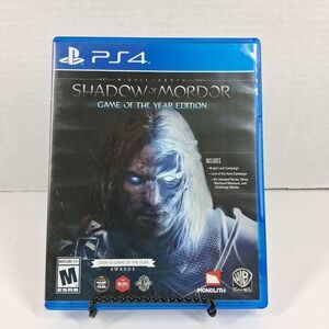 Middle-earth Shadow of Mordor Game of the Year Edition Sony PS4 GOTY Complete